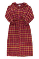 Long dress w/ collar | Pink checkered