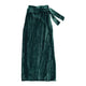 Long wrap skirt | Green