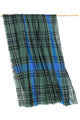 Wool Echarpe | Checkered Green