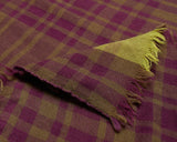 Wool Echarpe | Checkered Khaki