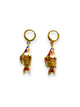 Earring fishes | orange & blue