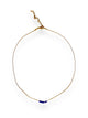 Short necklace w/ beads | blue