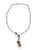 Necklace big fish | black