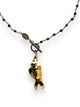 Necklace big fish | black