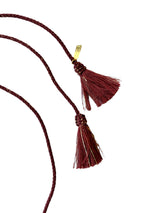 Necklace eagle | bordeaux cord