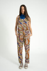 Top w/ straps | Multicolor snakes