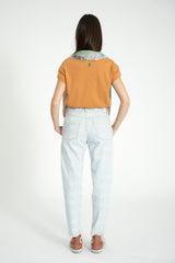 Short sleeve t-shirt | Terracotta w/ "dance at the kellerman" print