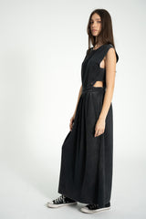 Long dress | Washed black