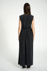 Long dress | Washed black