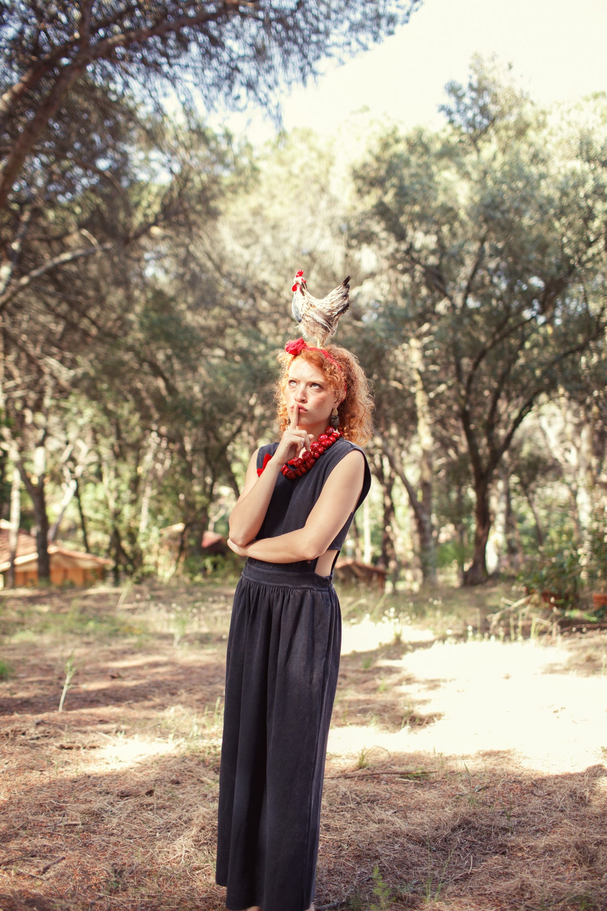 Long dress | Washed black