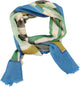 Scarf | Blue & green geometric shapes