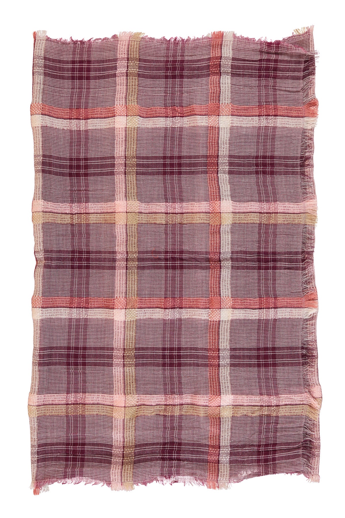 Scarf | Bordeaux checkered