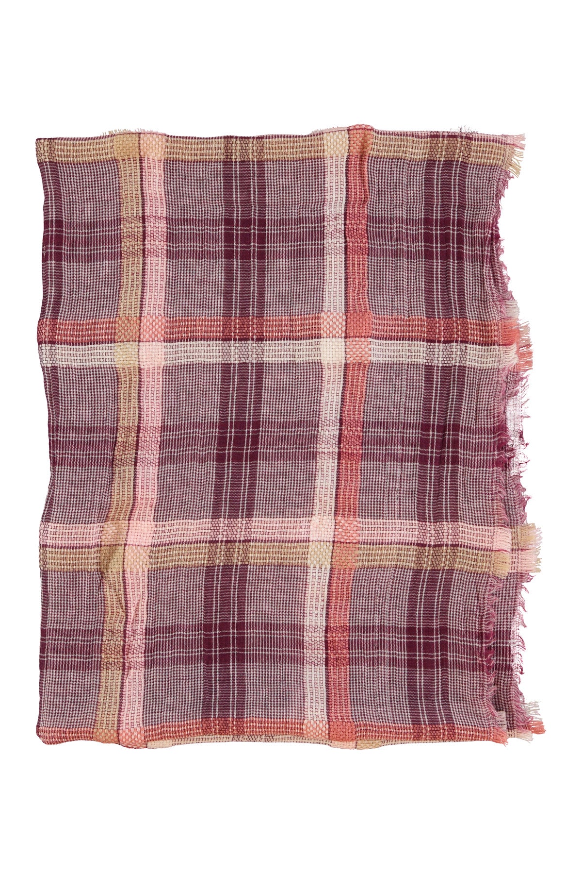 Scarf | Bordeaux checkered