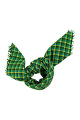 Scarf | Green checkered