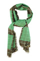 Scarf | Green squares