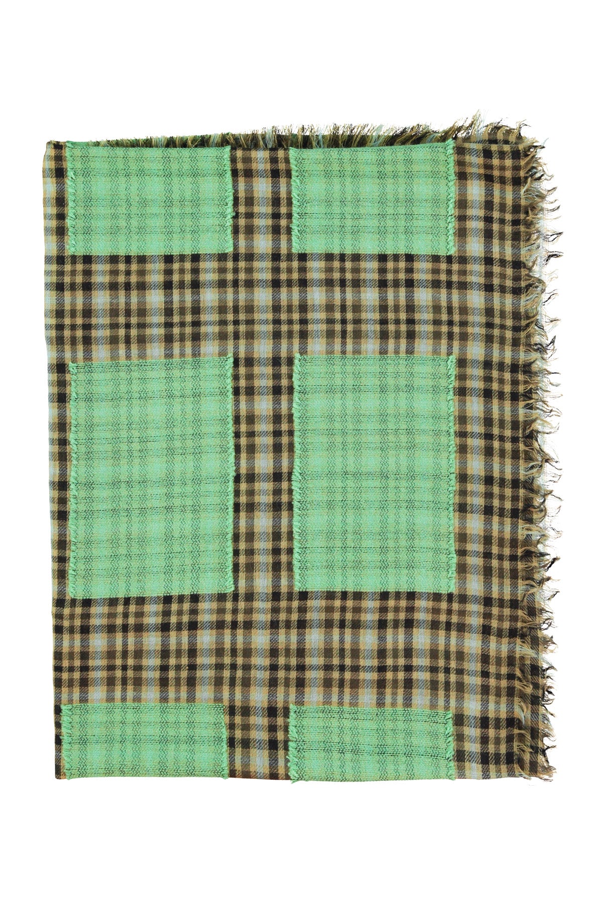 Scarf | Green squares
