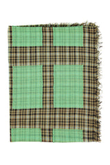 Scarf | Green squares