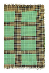 Scarf | Green squares