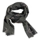 Scarf | Grey w/ leopards allover