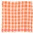 Scarf | Orange & ecru checkered