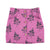 Short skirt | Fuchsia w/ flowers