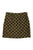 Short skirt | Green & black squares