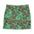 Short skirt | Green w/ flowers allover