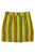 Short skirt | Olive green w/ stripes
