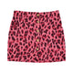 Short skirt | Pink w/ animal print