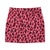 Short skirt | Pink w/ animal print