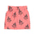 Short skirt | Pink w/ flowers