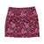 Short skirt | Purple w/ flowers allover