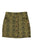 Short skirt | Yellow w/ animal print