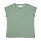 Short sleeve linen t-shirt | green