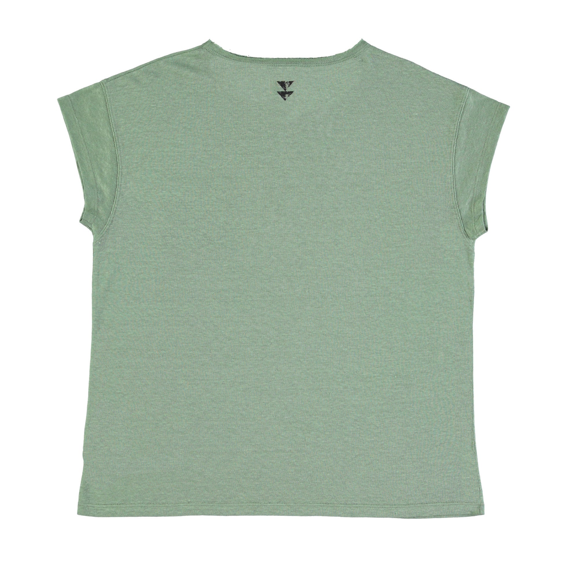 Short sleeve linen t-shirt | green