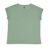 Short sleeve linen t-shirt | green