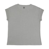 Short sleeve linen t-shirt | grey
