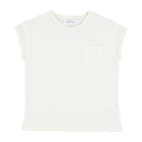 Short sleeve linen t-shirt | white