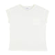 Short sleeve linen t-shirt | white