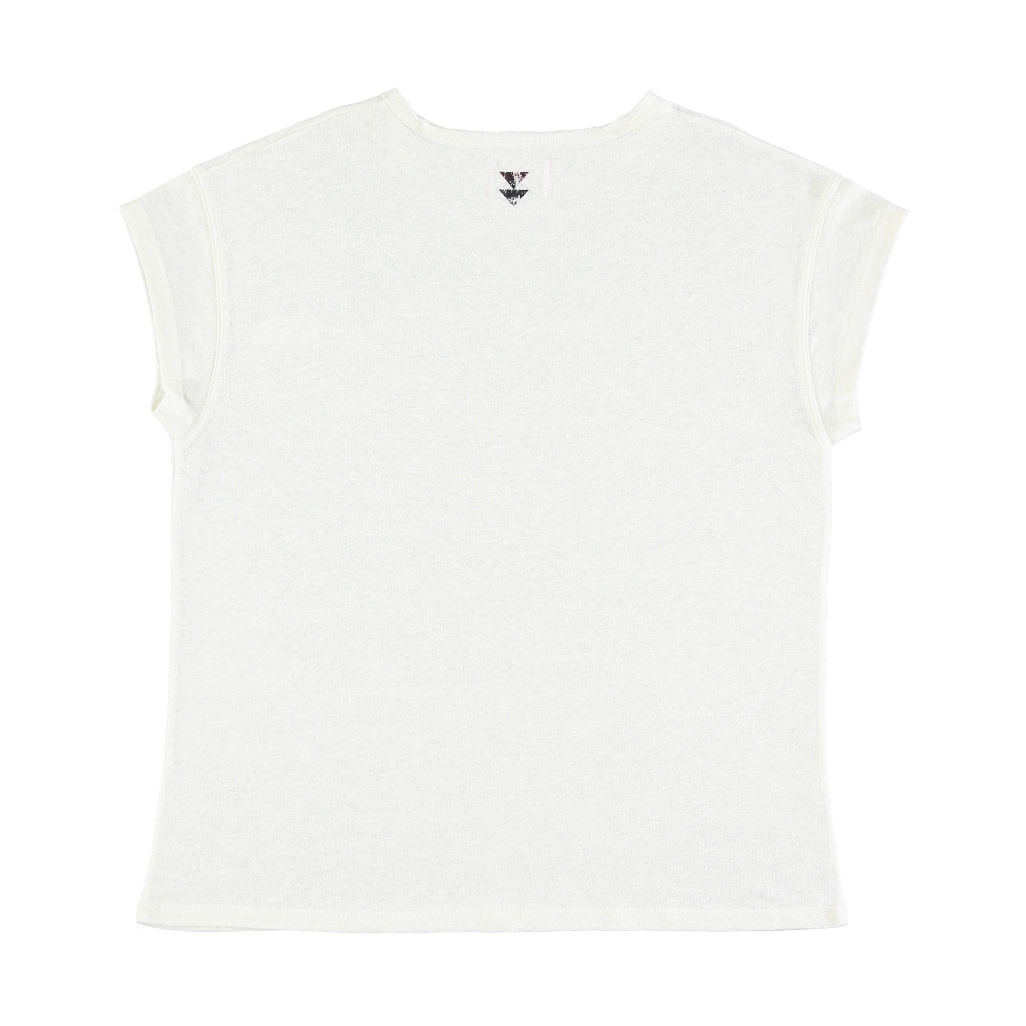 Short sleeve linen t-shirt | white