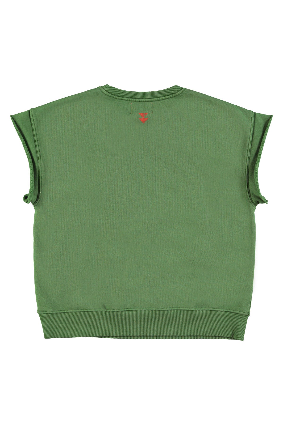 Short sleeve sweatshirt | Green w/ "oh yeah" print