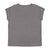 Short sleeve t-shirt | Dark grey linen