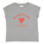 Short sleeve t-shirt | Grey w/ "nightclub" print