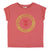 Short sleeve t-shirt | Old pink w/ sisters department logo print