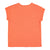 Short sleeve t-shirt | Orange linen