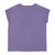 Short sleeve t-shirt | Purple linen