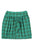 Short wrap skirt | Green checkered