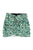 Short wrap skirt | Green floral print