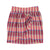 Short wrap skirt | Multicolor checkered