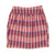 Short wrap skirt | Multicolor checkered